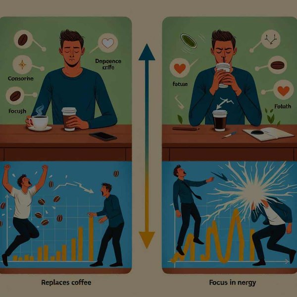 Quels sont les effets du remplacement du café par le thé matcha sur l'énergie et la concentration ?